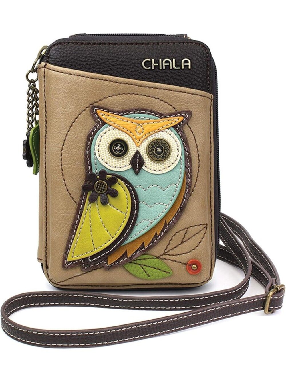 Stylish Faux Leather Crossbody Wallet Purse for Women - Multicolor, Adjustable